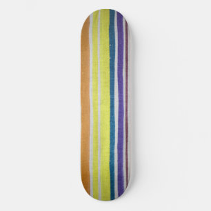 Bandeja de skate de tiras multicoloridas