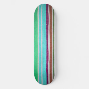 Bandeja de skate de tiras multicoloridas