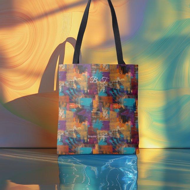 Bandeja de Tote Personalizada Chic Urbana com Inic (Criador carregado)