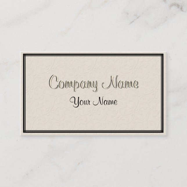 Bandeja Floral Emboscada com Cartão de visita de B (Frente)