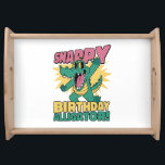 Bandeja Funny Alligator Lover e Birthday Crocodile Gator<br><div class="desc">Funny Alligator Lover e Birthday Crocodile Gator</div>