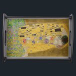 Bandeja Gustav Klimt O Beijo<br><div class="desc">O Beijo é a pintura mais icônica e famosa de Gustav Klimt. É uma bela pintura de ouro de um casal profundamente apaixonado compartilhando um momento romântico de um beijo apaixonado. Obtenha suas ideias de presentes de alta qualidade e produtos maravilhosos com esta maravilhosa obra-prima. Veja nossa loja mais ideias...</div>