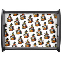 Halloween Gnome Serving Tray