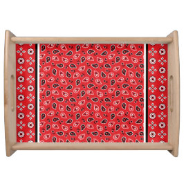 Bandeja Impressões Red Bandana Boho