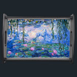 Bandeja Lírios d'água, famosa pintura de Claude Monet em 1<br><div class="desc">Water Lily,  famosa trabalho de arte de 1919 pelo impressionista francês Claude Monet</div>