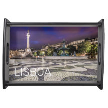 Lisboa Portugal Rossio Square Holiday Souvenir