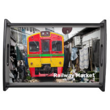 Mercado Ferroviário - Mae Klong Vintage - Tailândi