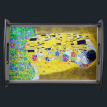 Bandeja O Beijo, Gustav Klimt<br><div class="desc">Gustav Klimt (14 de julho de 1862 - 6 de fevereiro de 1918) era um pintor simbólico austríaco e um dos membros mais destacados do movimento Viena Secessão. Klimt é notado por suas pinturas, murais, esboços, e outros objetos de arte. Além de suas obras figurativas, que incluem alegorias e retratos,...</div>