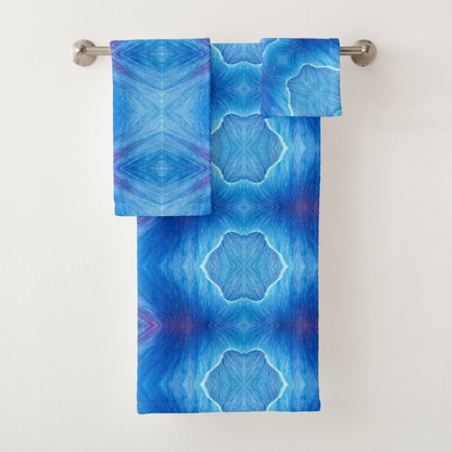 Bandeja Toalha Azul Abstrato (Insitu)