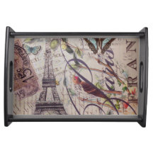 Torre Eiffel francesa de Paris da borboleta do