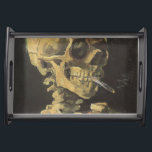 Bandeja VAN GOGH - crânio com cigarro 1885<br><div class="desc">VAN GOGH - crânio com cigarro 1885
Óleo em canvas; reprodução</div>
