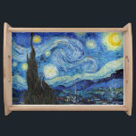 Bandeja Vincent Van Gogh Starry Night Vintage Fine Art<br><div class="desc">Vincent Van Gogh Starry Night Vintage Fine Art Servir Bandeja</div>