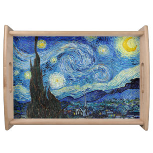 Bandeja Vincent Van Gogh Starry Night Vintage Fine Art
