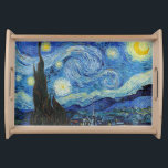 Bandeja Vincent Van Gogh Starry Night Vintage Fine Art<br><div class="desc">Vincent Van Gogh Starry Night Vintage Fine Art Servir Bandeja</div>