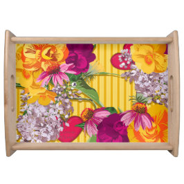 Bandeja Vintage Floral Serving