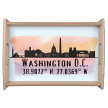 Washington DC Skyline Latitude e Longitude