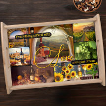 Wine Themed Photo Collage Personalized