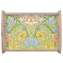 Wm Morris Myrtle Floral Arte Novo Pastel