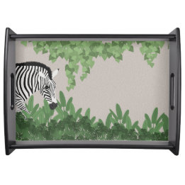 Bandeja Zebra amongst Leaves
