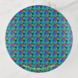 Bandejas Bandeja Round Trinket - #7.2022