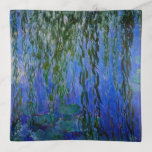 Bandejas Claude Monet - Lírios d'água com salgueiro chorand<br><div class="desc">Lírios d'água com galhos salgados chorões / Ninfheas avec rameaux de saule,  por Claude Monet,  em 1916-1919</div>