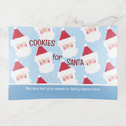 Bandejas Cookies bonitos para Papais noeis Placa de Papais