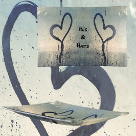 Bandejas Dois Corações Vazios 8n na Fog of Love