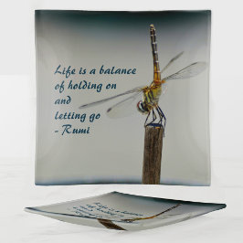 Bandejas Dragonfly Life é um vidro de cotação