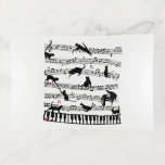 Bandejas Funny Cat Music Note, Gift For Piano Player, Music<br><div class="desc">These funny cat music note make excellent gag gifts for cat lovers,  music lovers,  and musicians.</div>