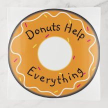 Glass Trinket Tray #2 - Rosquinha ajuda tudo