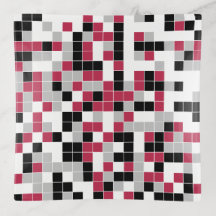 Magenta Negra Moderna Geométrica