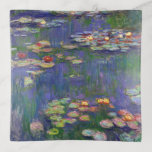 Bandejas Monet Water Lily - Pintura de plataforma<br><div class="desc">Monet Water Lily - Esta pintura clássica de Monet foi pintada por Claude Monet em 1916. Faz parte da sua famosa coleção de lírios aquáticos onde ele pinta em seu jardim em Giverney,  França. Uma pintura de obra-prima.</div>