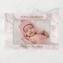 Padrão de Cinza Rosa Elegante de Foto Personalizad