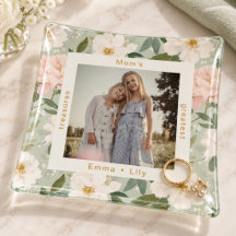 Tesouros Mais Preciosos da Mamãe Foto Floral Aquar