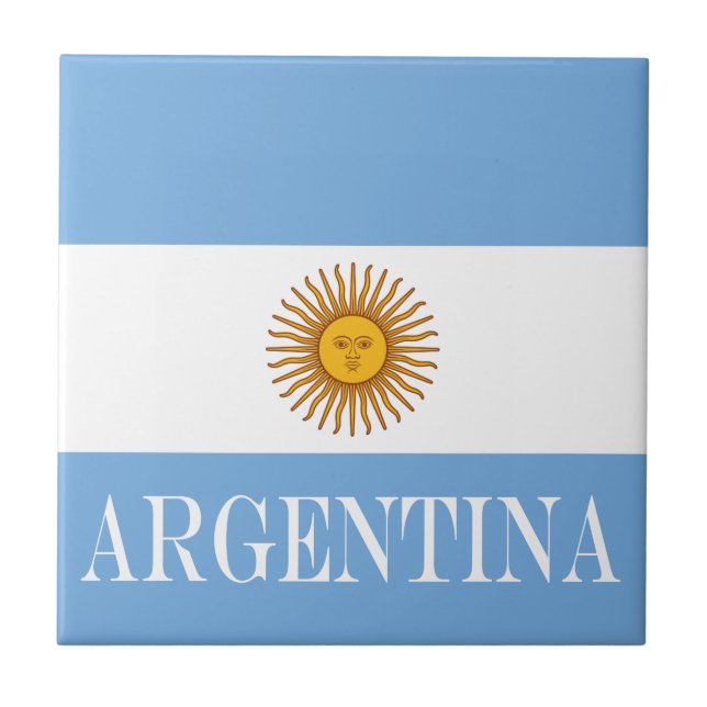 Bandera de bandeira da Argentina (Frente)