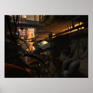 Bandidos futuros - poster do Cyberpunk