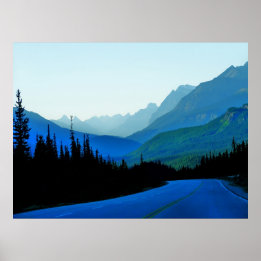 Banff Jasper Blue Poster
