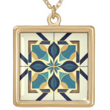 Art Deco Colar Geométrico