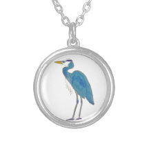 Colar azul da garça-real