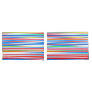 Banhas Coloridas Fundo Azul Sólido