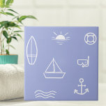 Banheira de Crianças Isoladas no Oceano Azul<br><div class="desc">Traga vibrações no verão para casa com o nosso azulejo de cerâmica para Banhroom Blue Summer Ocean Kids SEM-Padrões. Um toque de elegância do mar para o seu espaço!</div>