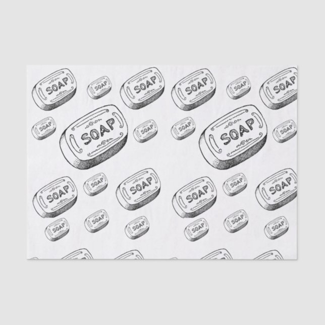 Banheira de sabão de papel absorvente (Frente )