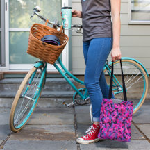 Banheira de Tote da Camuflagem Preta, Cor-de-rosa,