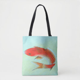 Banheira de Tote de Ilustração de Peixe Koi