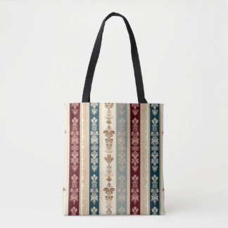 Banheira de Tote de Padrão Decorativo - Vintage e 