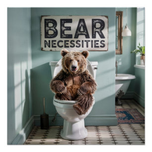 Banheira decor de parede engraçada impressão