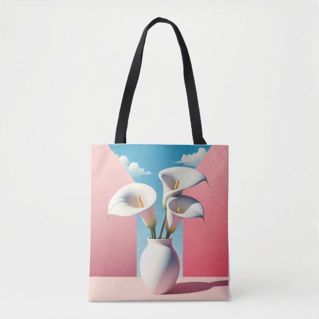 Banheira Floral Tote - Design do Pote Flor Cuto. (Frente)