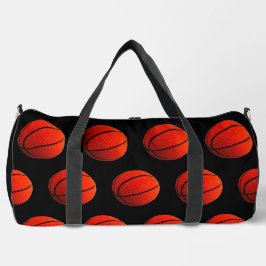 Banheiras de basquete Laranja Impressão preto Cort