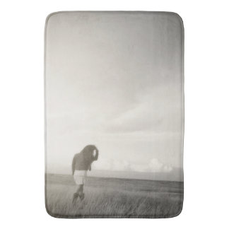 Banheiro Após o tapete de banho da tempestade