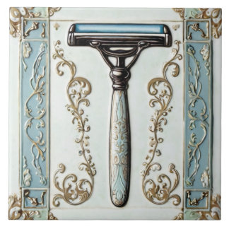 Banheiro Azul De Barbataria Razor Shaver Funny